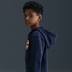 Sudadera con gorro sin cierre de tejido Fleece para niños talla grande Caitlin Clark