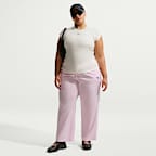 Nike Sportswear Chill Knit Women's Tight Short-Sleeve Ribbed Top (Plus Size)