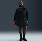 Nike Sportswear Club Fleece Women's Loose Crew-Neck Sweatshirt (Plus Size)