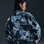 ナイキ ワン ウィメンズ Therma-FIT オーバーサイズド 1/2ジップ フリース プリント トップ