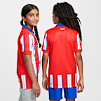 Atlético Madrid 2024/25 Stadium Home Older Kids' Nike Dri-FIT Football Replica Shirt