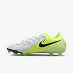 Nike Phantom GX 2 Elite FG Low-Top Football Boot - Metallic Silver/Volt/Black