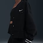 나이키 스포츠웨어 피닉스 플리스 여성 오버 오버사이즈 그래픽 가디건