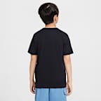 Nike T-shirt met ronde hals en korte mouwen voor kids