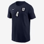 Tyler Adams Team USA Men's Nike Soccer T-Shirt - College Navy