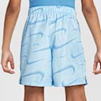 Conjunto de shorts de dos piezas con estampado Rhythm para niños talla pequeña Nike Dri-FIT