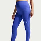 Nike (M) One 7/8-Leggings mit hohem Bund und Taschen für Damen (Schwangere und Mütter)