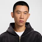 르브론 남성 벨루어 풀집 농구 후디