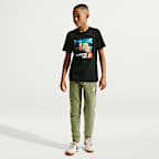 Playera para niños talla grande Nike Sportswear