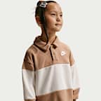 나이키 클럽 리틀키즈 프렌치 테리 긴팔 럭비 폴로