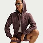 Nike Sportswear Phoenix Fleece Women's Loose Full-Zip Cropped Hoodie