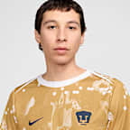 Playera de fútbol de manga corta Nike Dri-FIT para antes del partido para hombre Pumas UNAM Academy Pro
