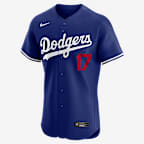 Shohei Ohtani Los Angeles Dodgers Men's Nike Dri-FIT ADV MLB Elite Jersey - Deep Royal
