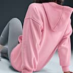 Sudadera con gorro sin cierre oversized para niños talla grande Nike Sportswear Club Fleece