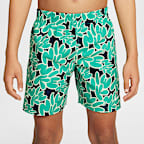 Shorts de vóleibol con forro interior de 13 cm para niños talla pequeña Nike Swim Breaker