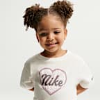 Nike Toddler Juxta-Girl Boxy T-Shirt - Sail