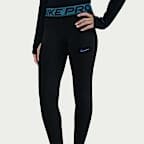 Nike Pro Older Kids' (Girls') Dri-FIT Leggings with Shine Accents