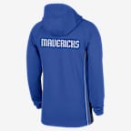 Dallas Mavericks Zoned Men's Nike Dri-FIT NBA 1/4-Zip Hoodie