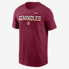 Playera universitaria Nike para hombre Florida State Kinetic - Granate