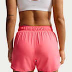 Shorts de correr Dri-FIT de tiro medio con forro de ropa interior para mujer Nike Tempo