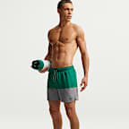 Nike Swim volleyshorts met binnenbroekje voor heren (13 cm)