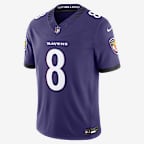Lamar Jackson Baltimore Ravens Men's Nike Dri-FIT NFL Limited Jersey - Purple