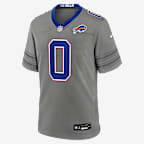 Keon Coleman Buffalo Bills Men's Nike NFL Game Jersey - Grey