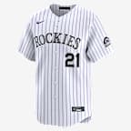 Jersey Nike Dri-FIT ADV de la MLB Limited para hombre Kyle Freeland Colorado Rockies - Blanco