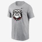 Georgia Bulldogs Primetime Evergreen Alternate Logo Men's Nike College T-Shirt - Grey Heather