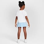 Conjunto de dos piezas de scooter de malla Swoosh Motion infantil Nike Dri-FIT