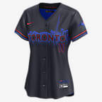 Jersey Nike Dri-FIT ADV de la MLB Limited para mujer Bo Bichette Toronto Blue Jays City Connect - Azul marino