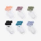 Nike Baby (12-24M)/Toddler Ruffled Socks (6 Pairs)