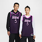 Anthony Edwards Minnesota Timberwolves City Edition Men's Nike NBA Swingman Jersey - Purple Dynasty