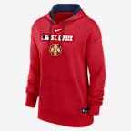 St. Louis Cardinals Authentic Collection City Connect Women's Nike Therma MLB Pullover Hoodie - Red