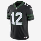 Jersey de fútbol americano Nike Dri-FIT de la NFL Limited para hombre Joe Namath New York Jets - Negro
