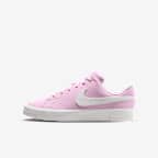 Nike Tennis Essential Older Kids' Shoes - Pink Foam/Sail