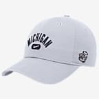 Michigan Nike College Campus Cap - White