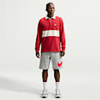 Dark Grey Heather/Light Smoke Grey/University Red