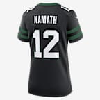 Joe Namath New York Jets Women's Nike NFL Game Football Jersey
