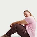 Pants de entrenamiento oversized de cintura alta para mujer (talla grande) Nike Sportswear Phoenix Fleece