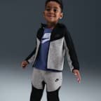 Conjunto de 2 piezas de Tech Fleece de cierre completo infantil Nike Sportswear