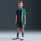 Conjunto de 2 piezas de shorts para niños talla pequeña Nike Net Dri-FIT