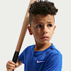 Playera Legend para niños talla pequeña Nike Dri-FIT