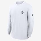 Michigan State Spartans Legacy Max90 Pocket Men's Nike College Long-Sleeve T-Shirt - White