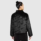 ナイキ スポーツウェア エッセンシャル ウィメンズ ルーズ プリント フェイクファー ジャケット