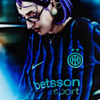 Primera equipació Stadium Inter de Milà 2025/26 Samarreta de futbol Replica Nike Dri-FIT - Dona