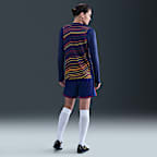 Maglia da calcio a girocollo pre-partita Nike Dri-FIT FC Barcelona Strike da donna – Home