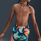 Shorts de vóleibol de 18 cm con forro de ropa interior para niño talla grande Nike Swim Breaker