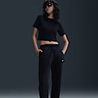 Nike Sportswear Phoenix Fleece Women's Mid-Rise Open-Hem Trousers