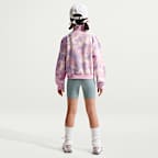 Nike Sportswear Club Fleece Big Kids' (Girls') Long-Sleeve Half-Zip Top